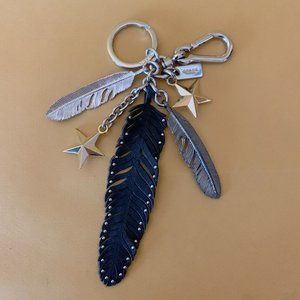 COACH MIXED FEATHERS AND STARS BAG CHARM